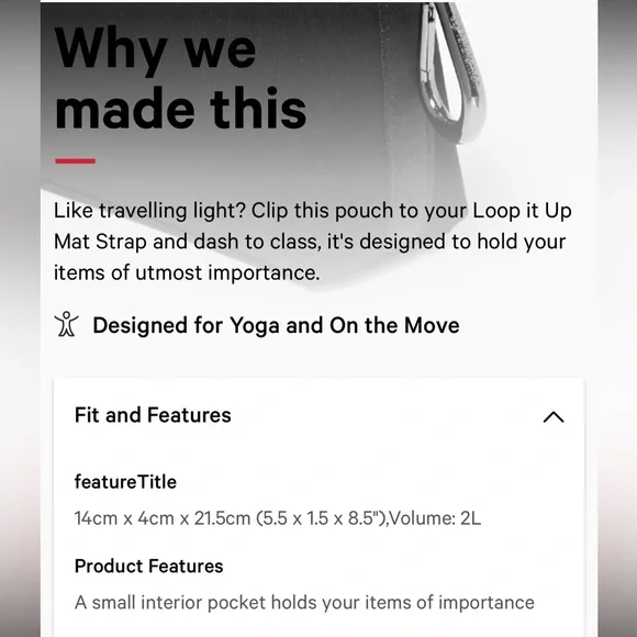 LULULEMON Off The Mat Pouch Neoprene - Picture 5 of 12